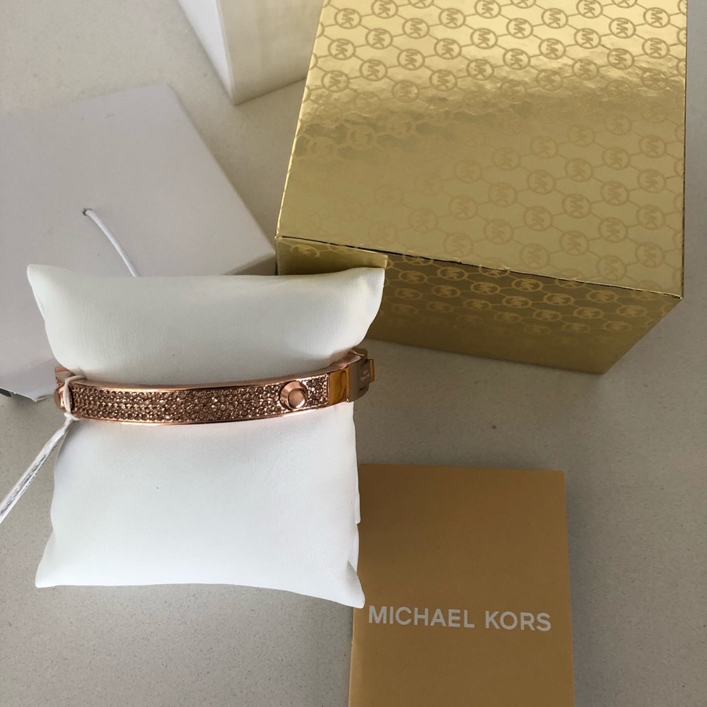 New! Michael Kors Rosegold cluster cuff